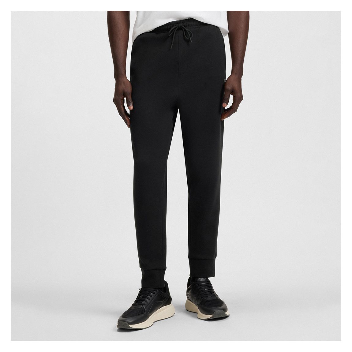 Black Hadiko Cotton Blend Joggers main product photo