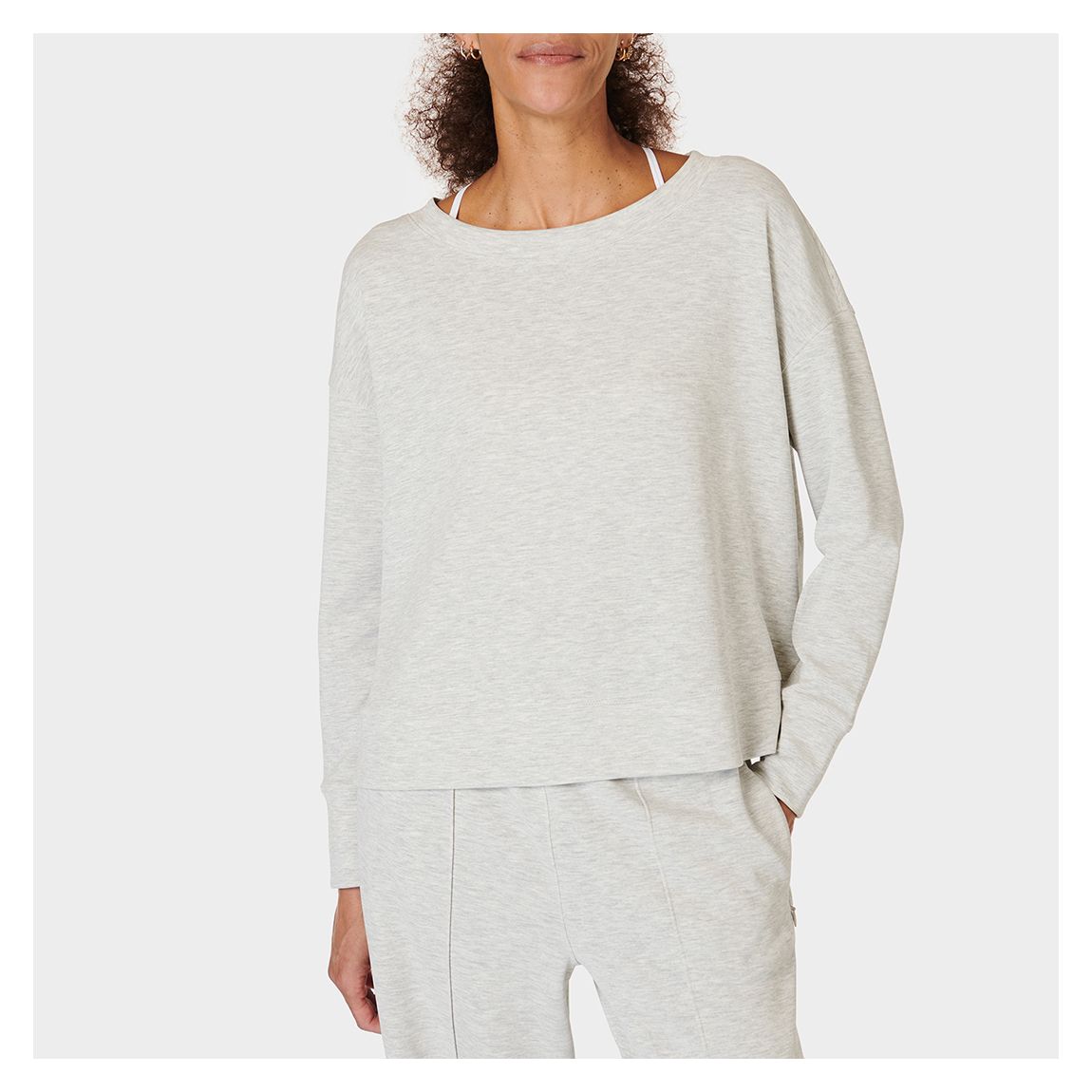 Sand Wash CloudWeight Pullover - Ice Grey Marl main product photo