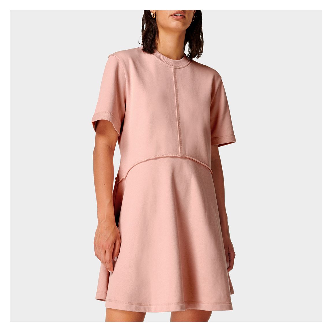 Revive T-Shirt Dress - Misty Rose Pink main product photo