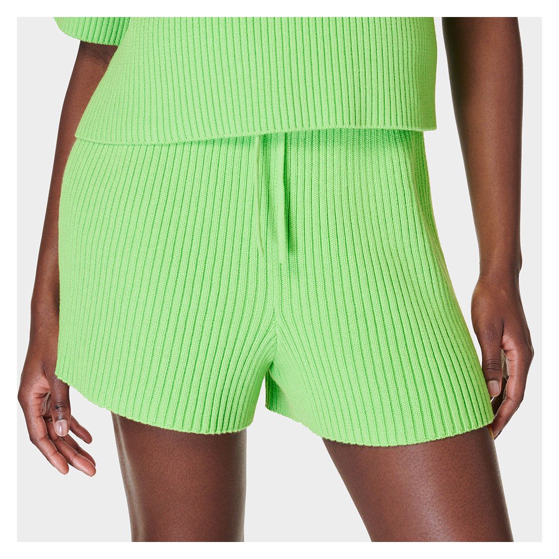 Retreat Rib Short - Zest Green main product photo