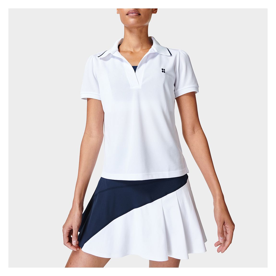 Grand Slam Tennis Polo Tee - White main product photo