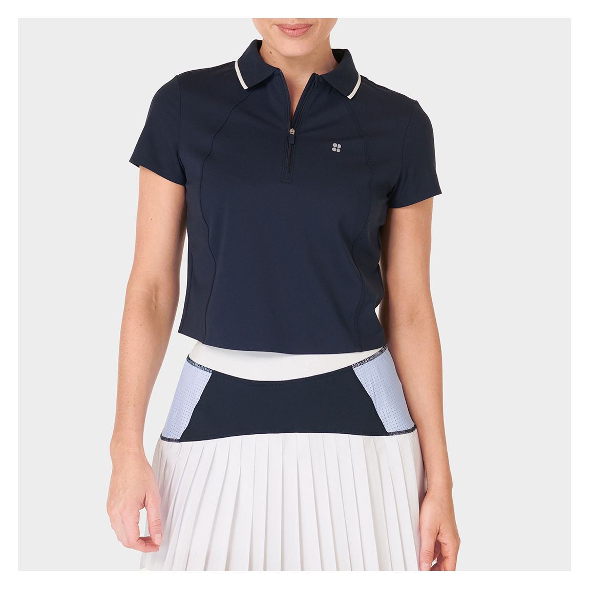 Power Match Point Tennis Tee - Navy Blue main product photo