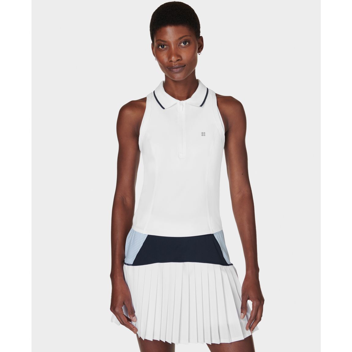 Power Match Point Tennis Tank - White main product photo