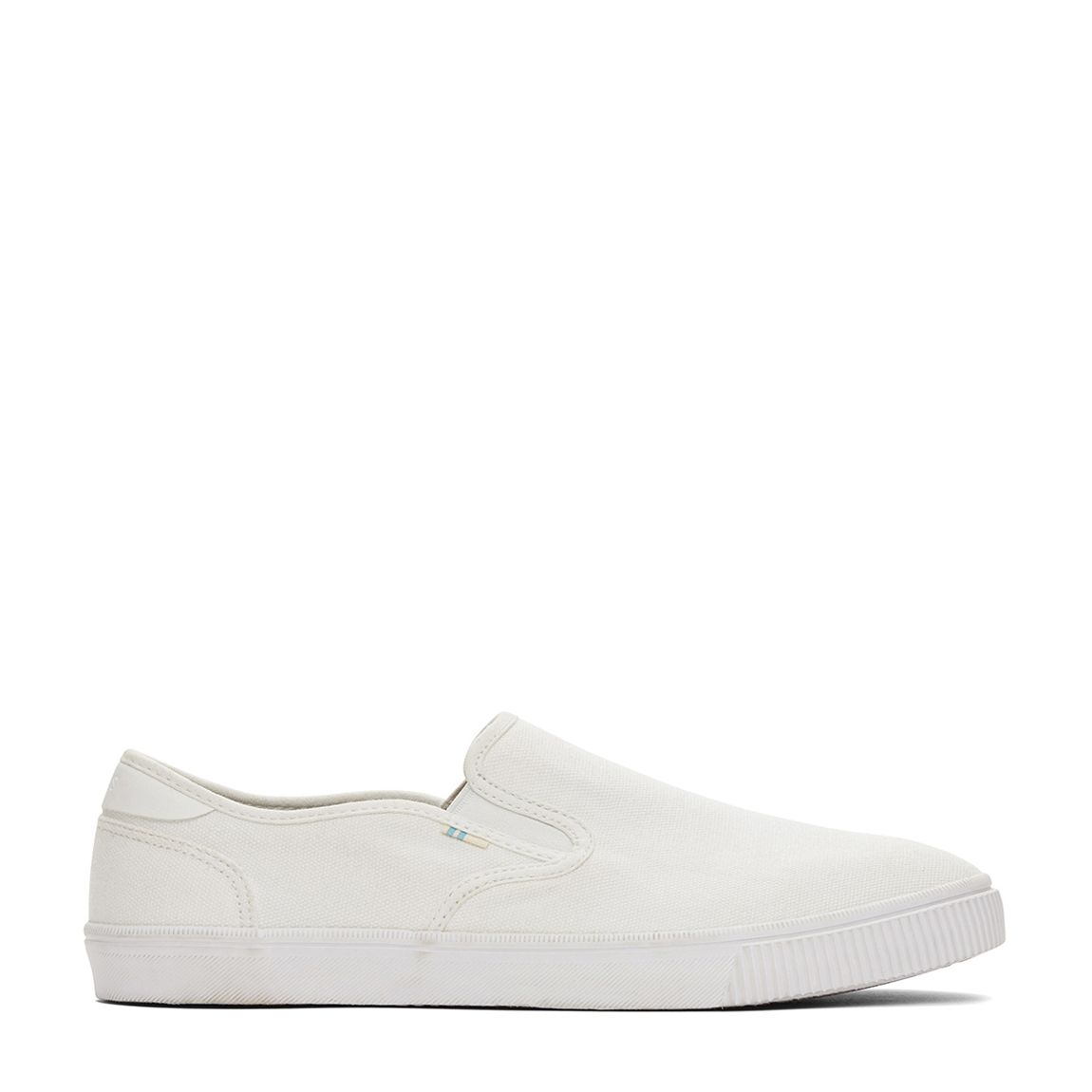 Men's White Canvas Baja Trainers main product photo