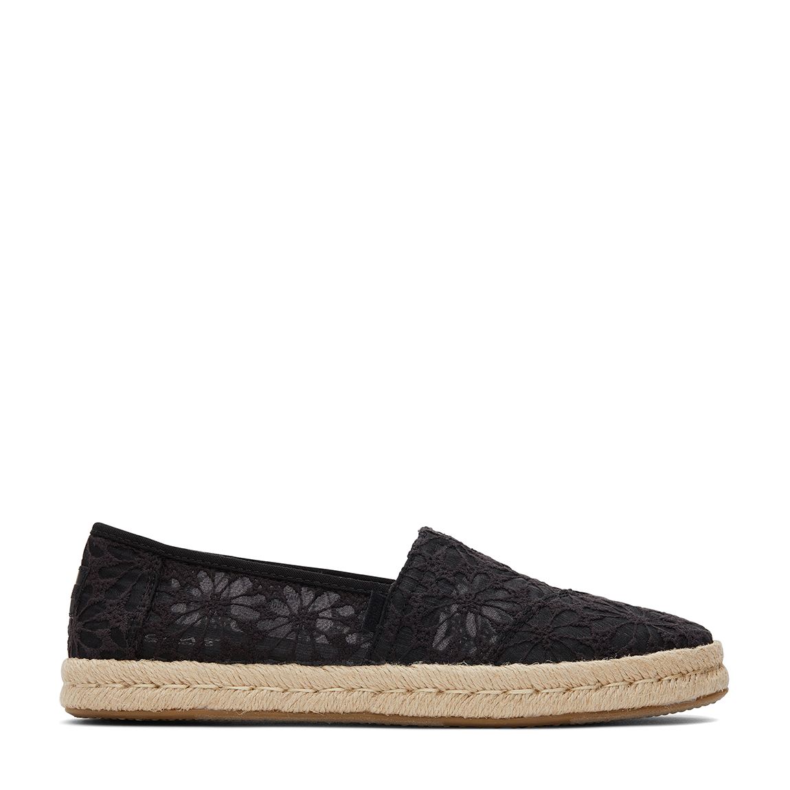 Women's Black Floral Alpargata Rope 2.0 Espadrille main product photo