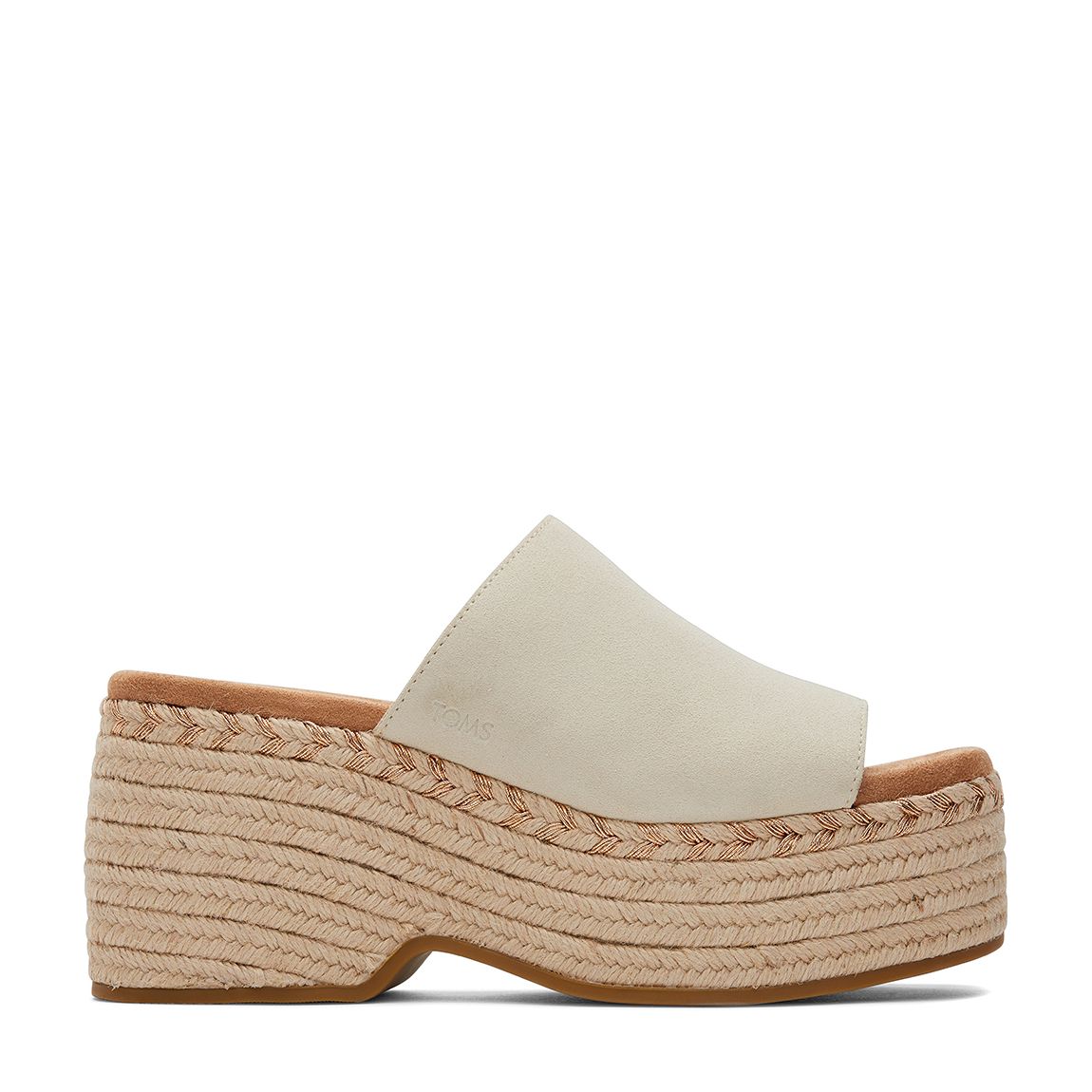 Women's Grey Suede Laila Mule Sand Heeled Sandals main product photo