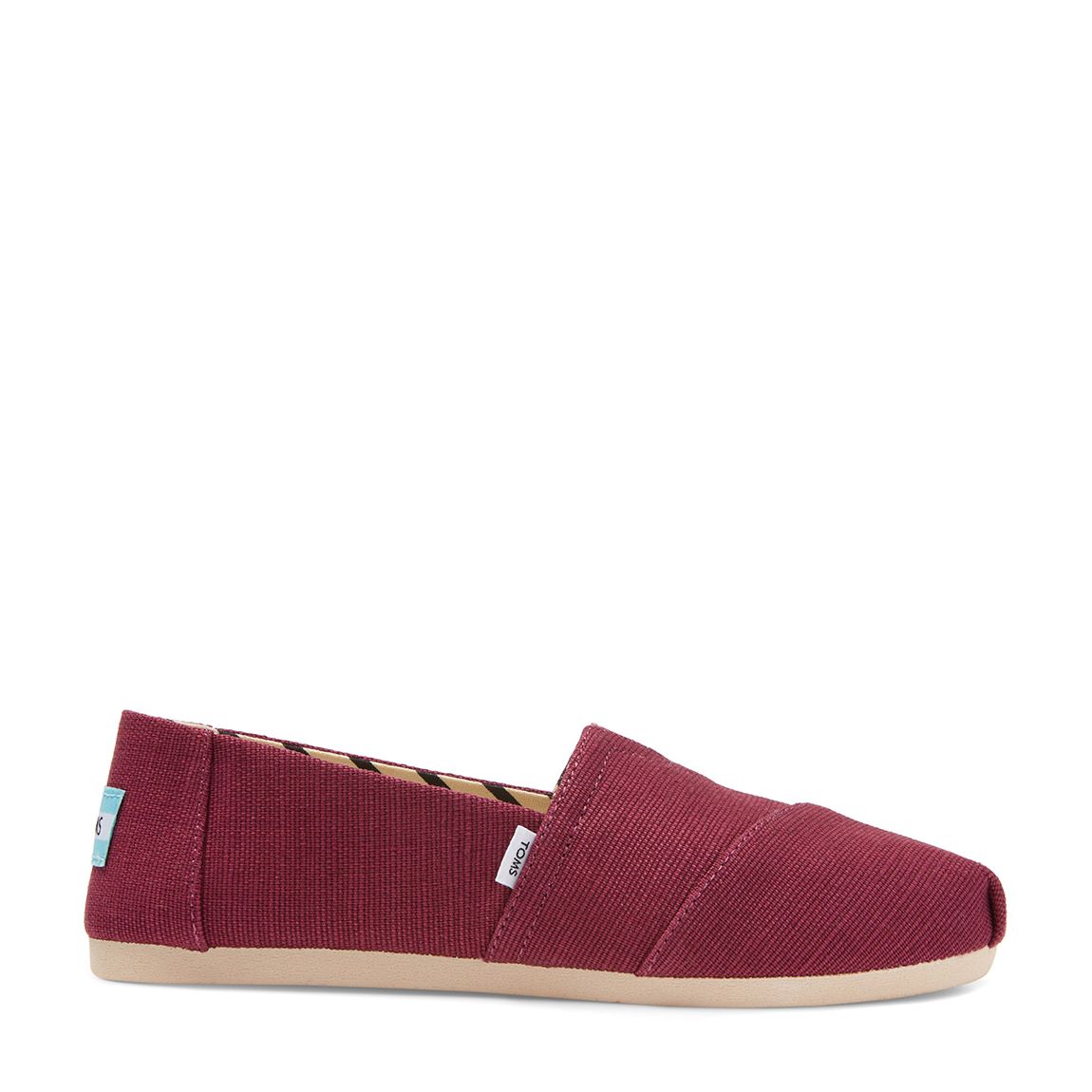 Women's Burgundy Heritage Alpargata Classic Espadrille main product photo