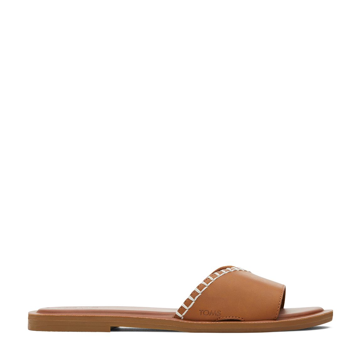 Women's Tan Leather Shea Flat Sandal main product photo