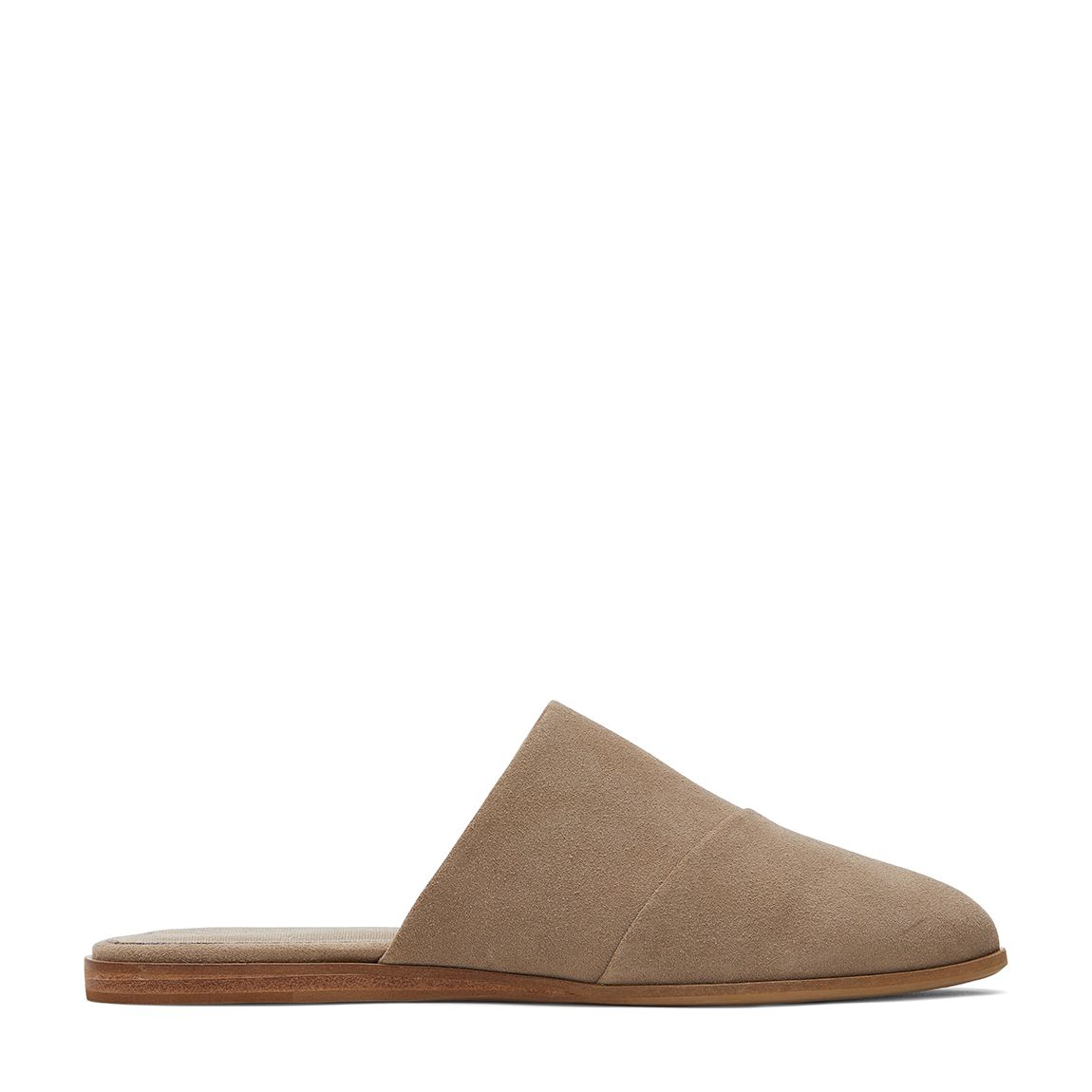 Women's Brown Suede Jade Flat Shoes main product photo
