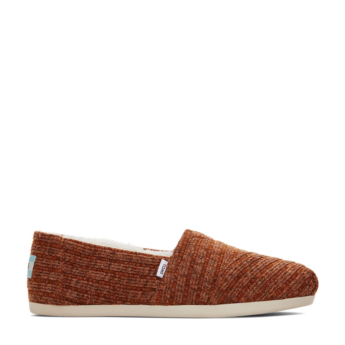 Women's Burgundy Rib Knit Alpargata Classic Espadrille main product photo