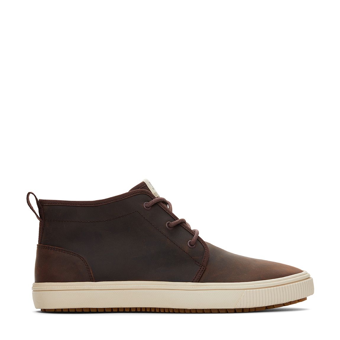 Men's Brown Leather Carlo Mid Trainers main product photo