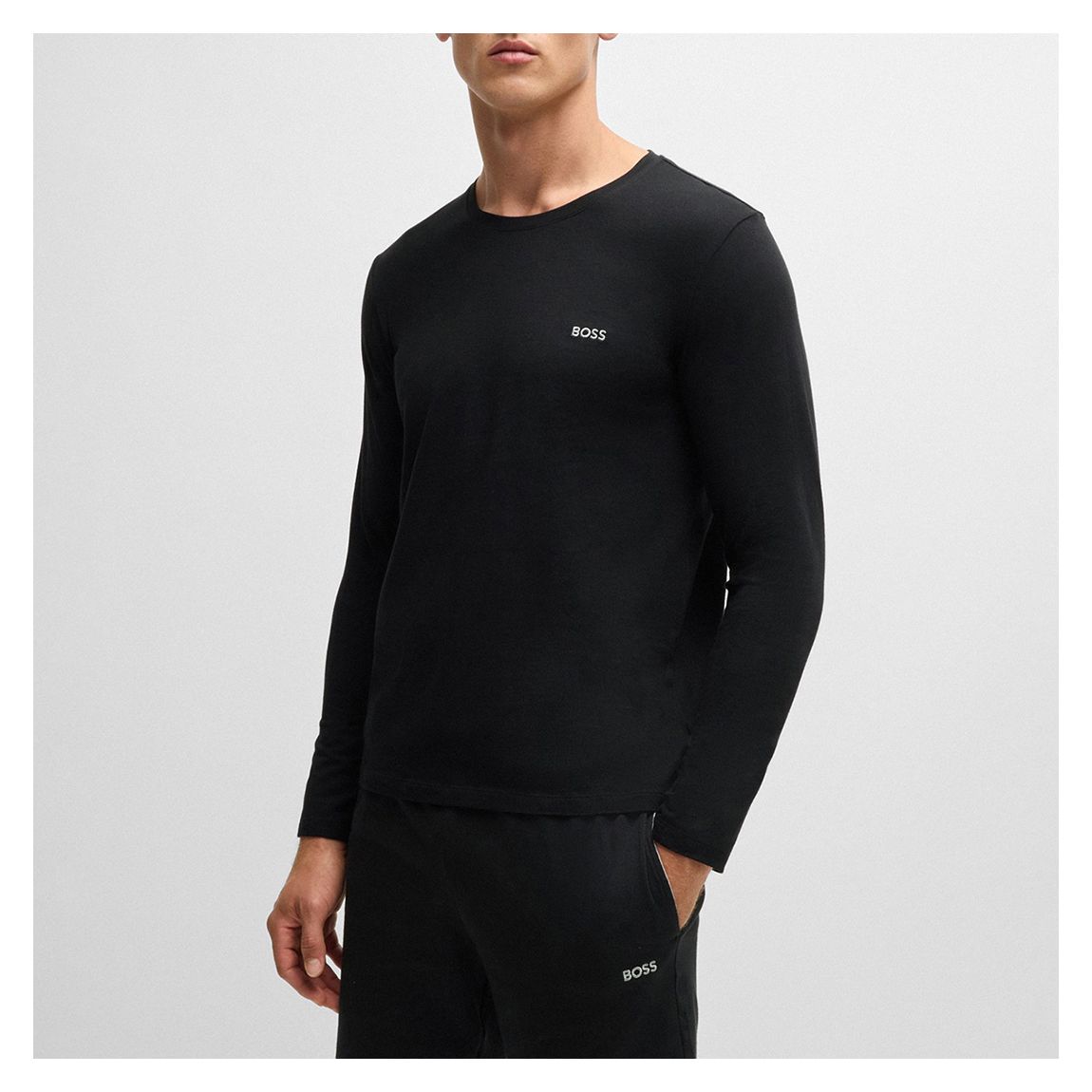 Black Mix & Match Long Sleeve Top main product photo