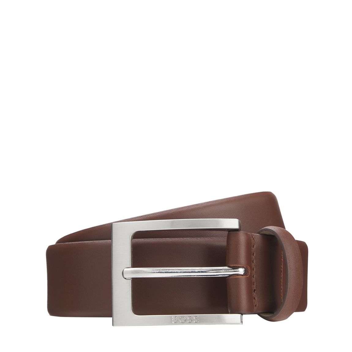 Dark Brown Barnabie Leather Belt main product photo