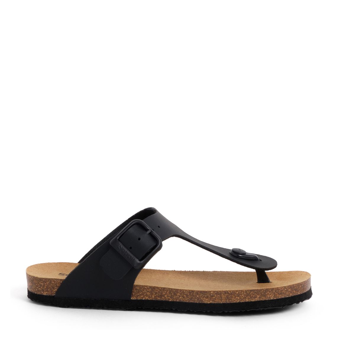 Women's Black Claude Flat Sandals main product photo