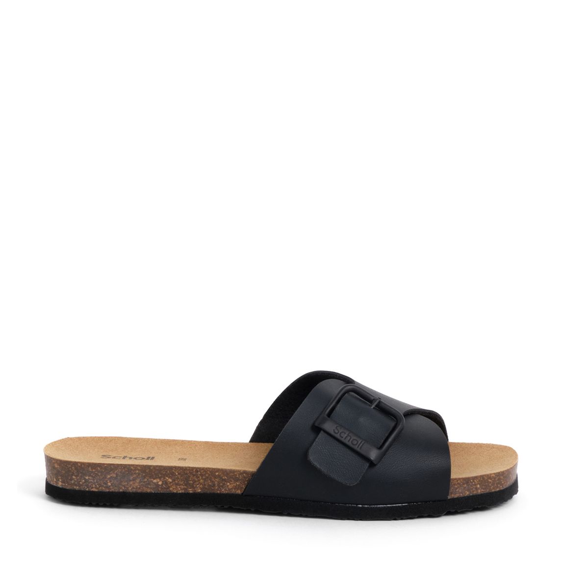 Women's Black Alice Flat Sandals main product photo