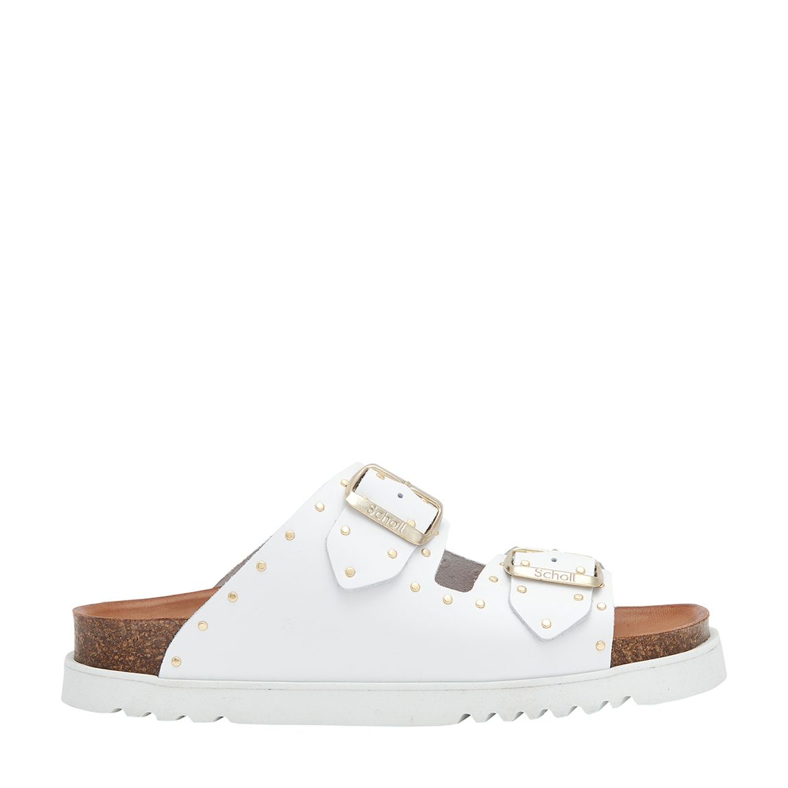 Women's White Beatriz Flat Sandals main product photo