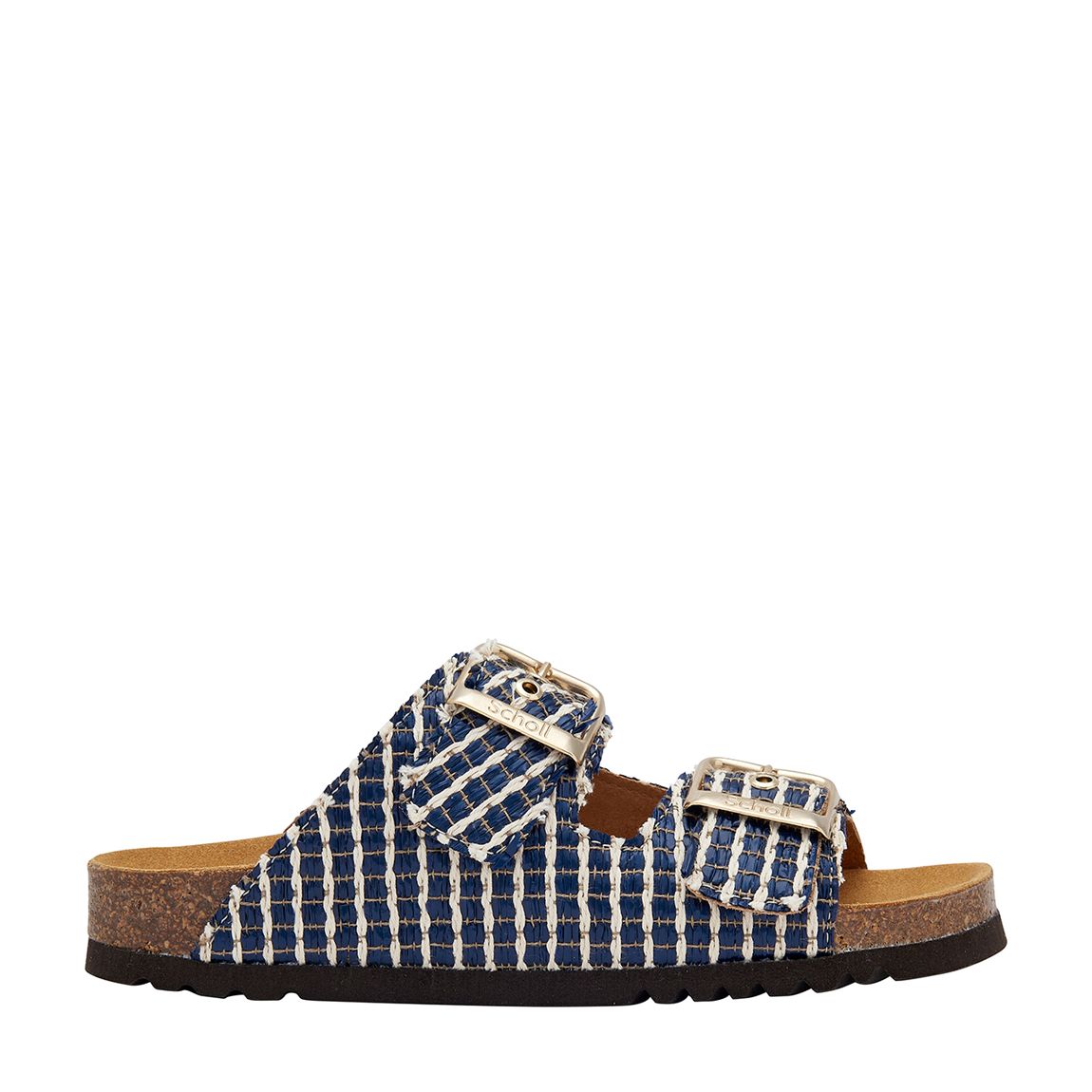 Women's Navy Noelle Flat Sandals main product photo