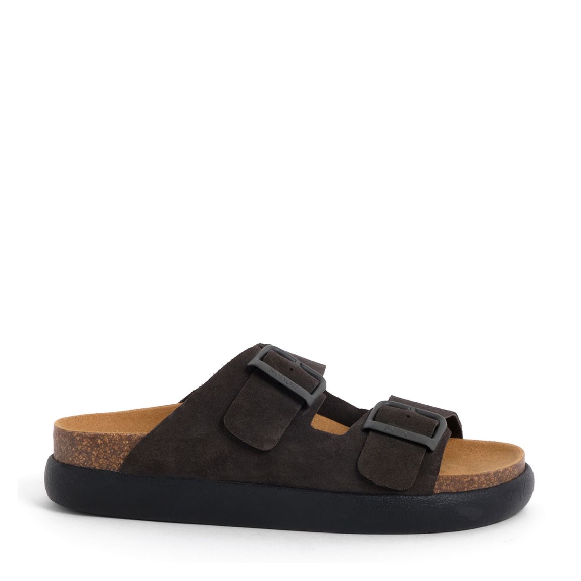 Women's Grey Noelle Chunky Flat Sandals main product photo