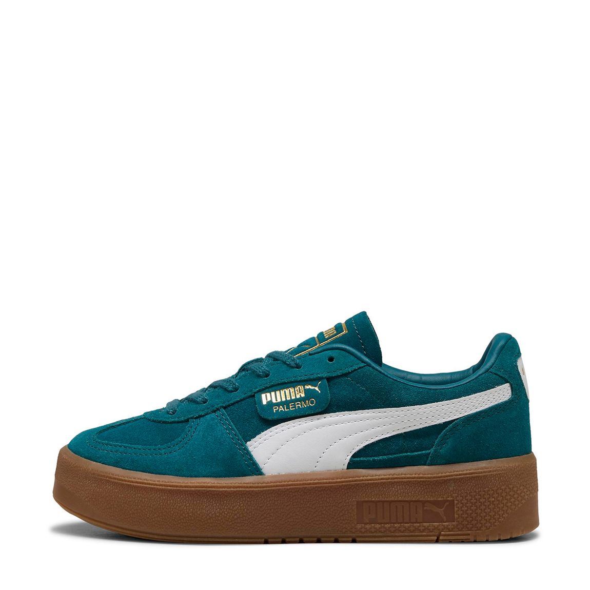 Women's Green Palermo Elevata Platform Trainers main product photo