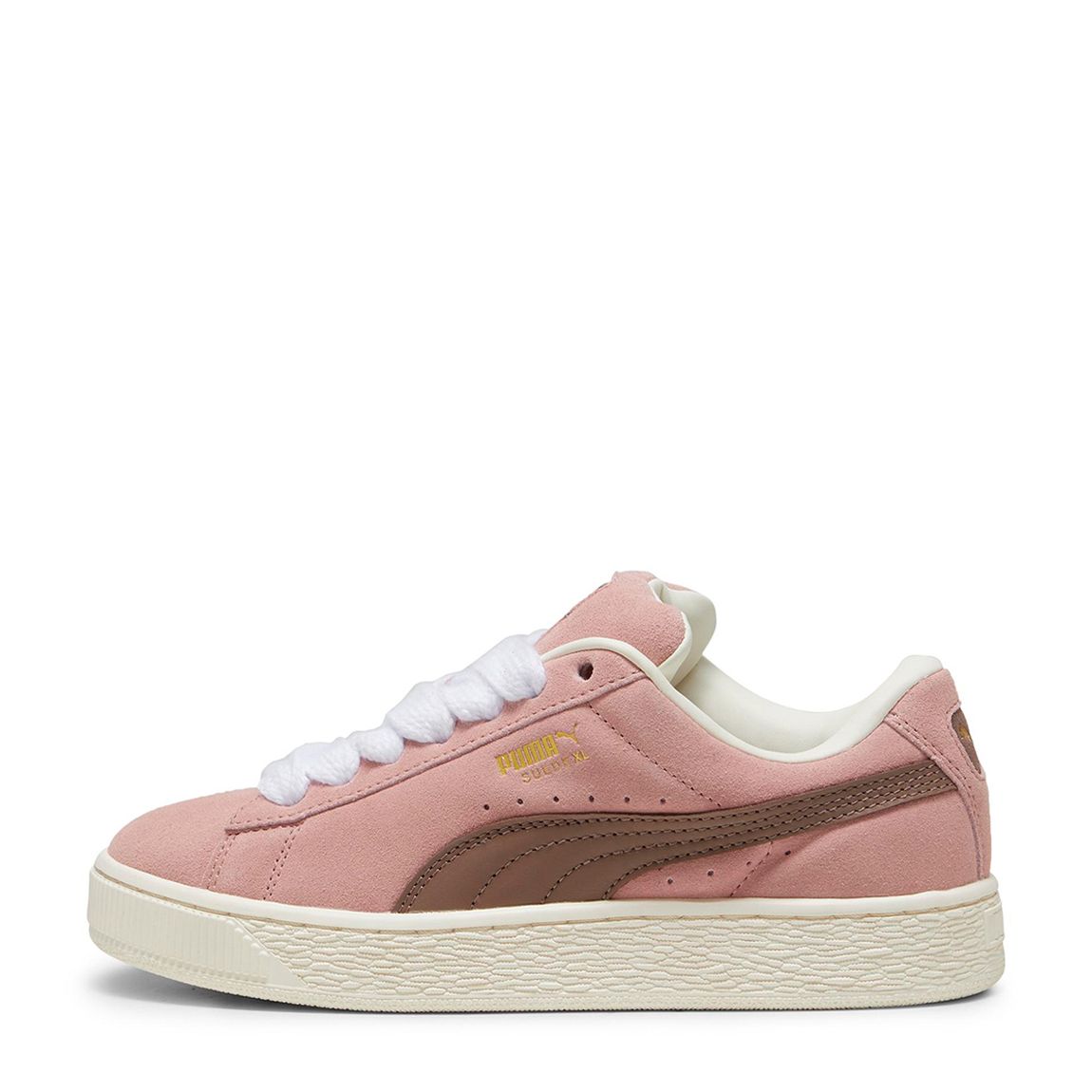 Unisex Pink/Brown Suede XL Trainers main product photo