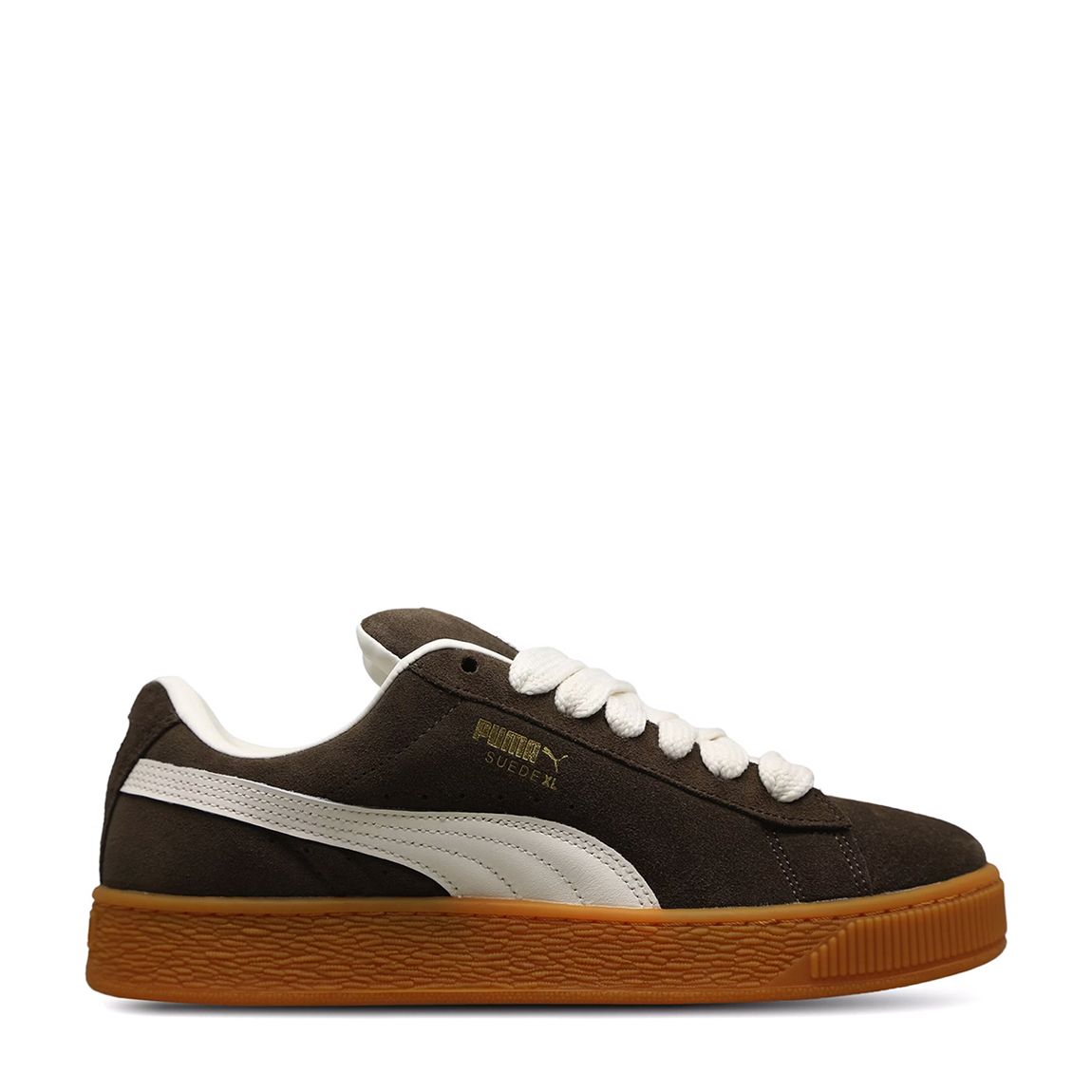 Unisex Brown Suede XL Lace Trainers main product photo