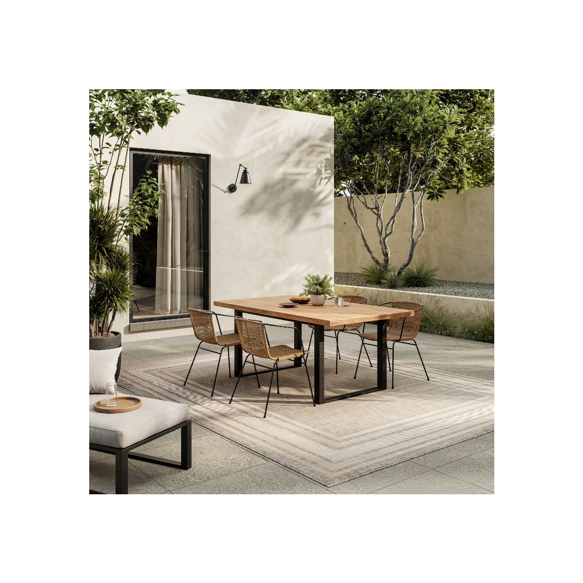Horizon Indoor Outdoor Rug Grey - 274cm x 183cm main product photo
