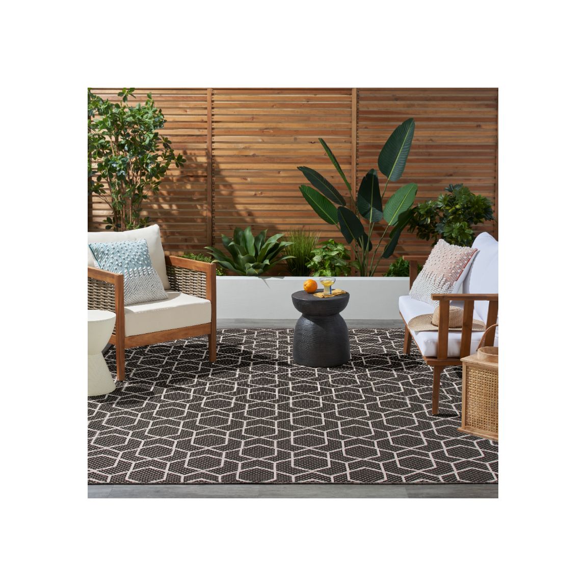 Horizon Indoor Outdoor Rug Black - 366cm x 274cm main product photo