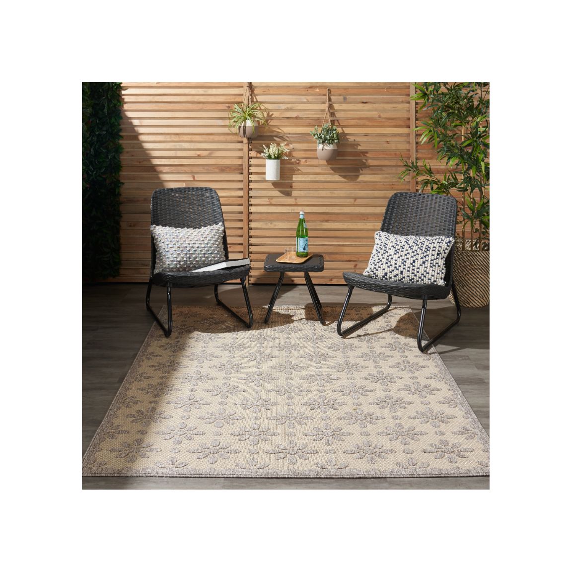 Cozumel Indoor Outdoor Rug Cream - 183cm x 122cm main product photo