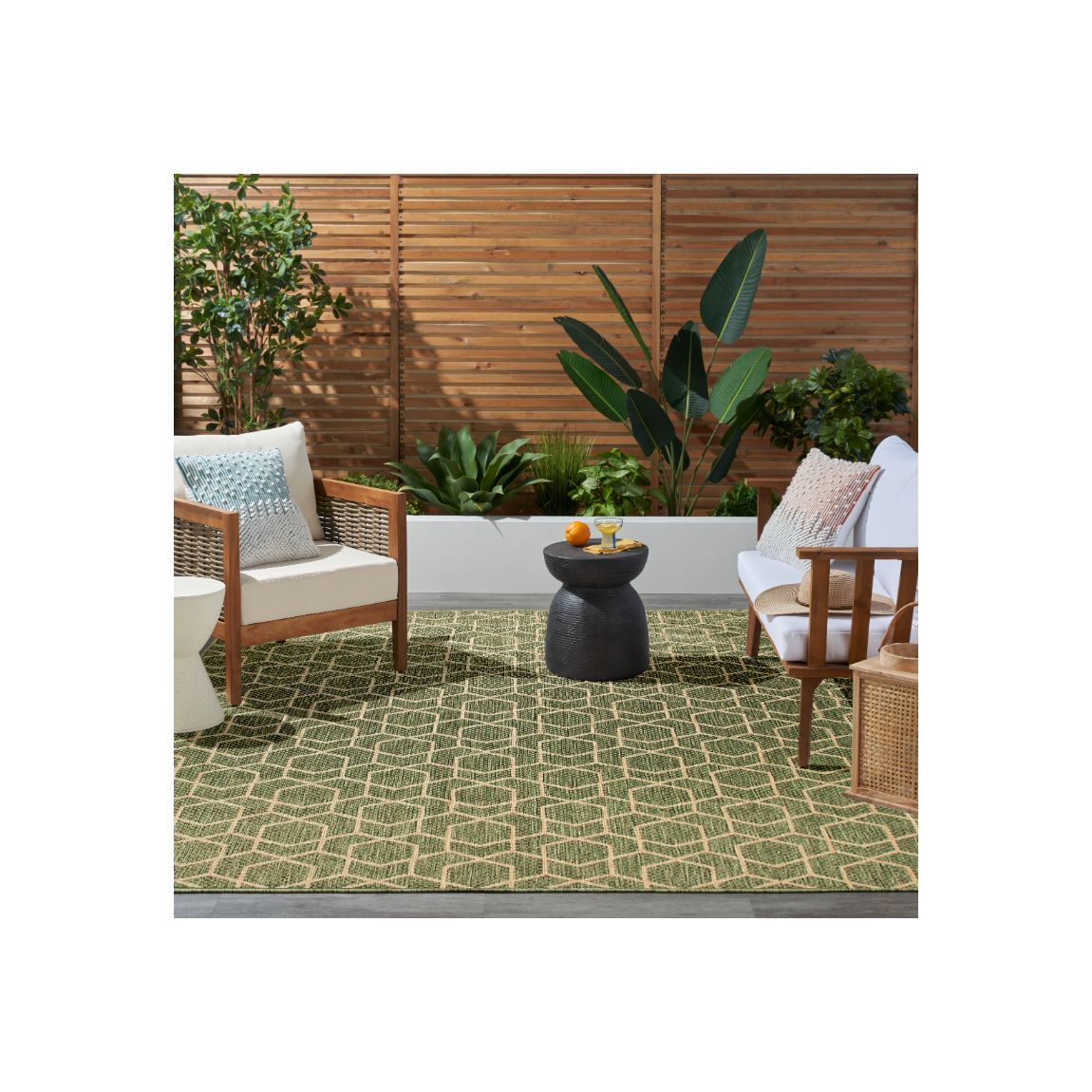 Horizon Indoor Outdoor Rug Green - 305cm x 244cm main product photo