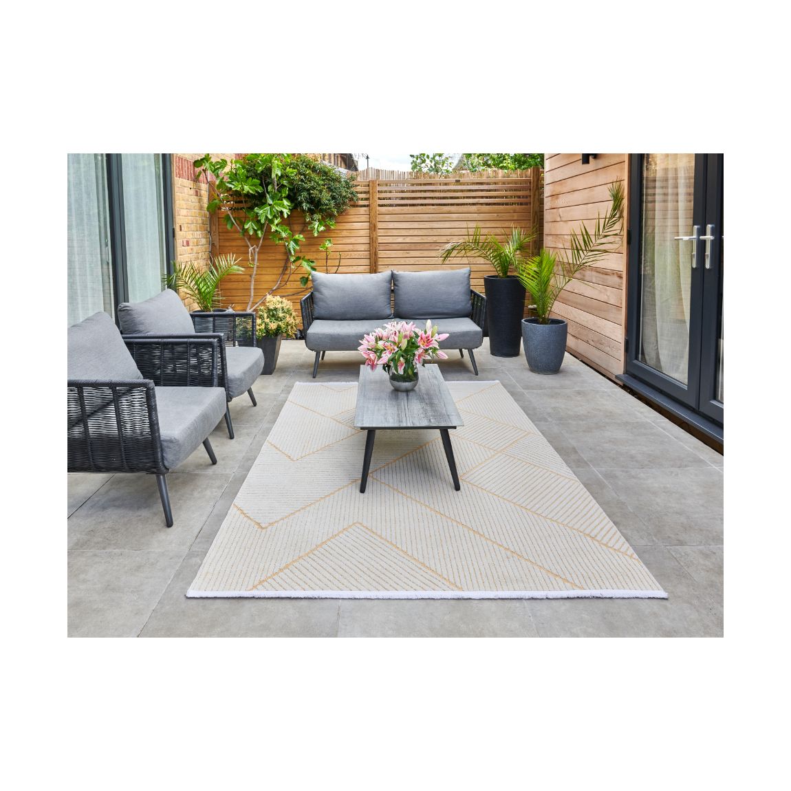 Jazz Indoor Outdoor Rug Amber - 220cm x 160cm main product photo