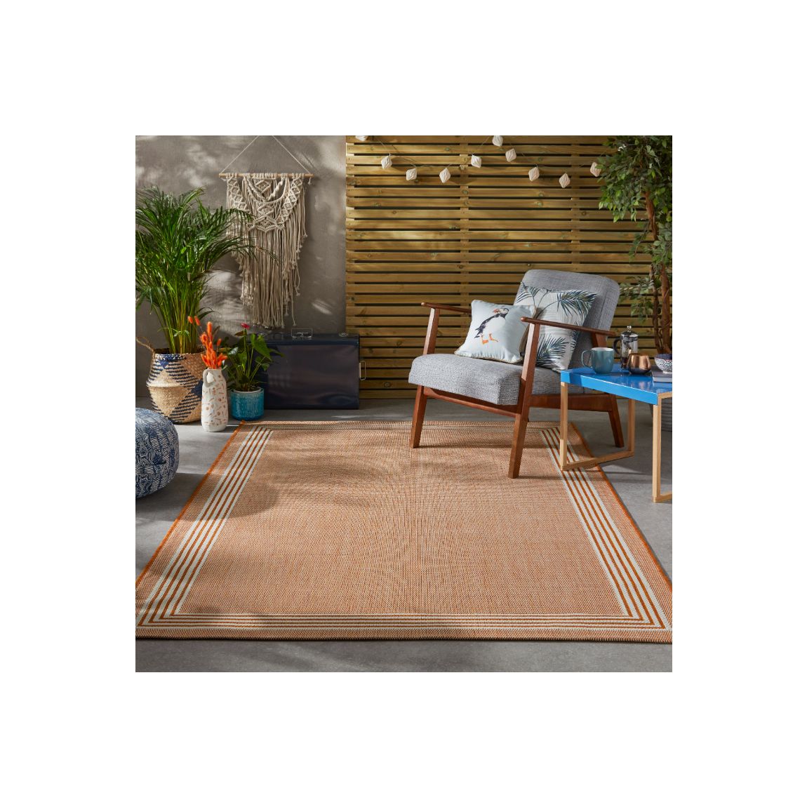 Terrazzo Indoor Outdoor Rug Orange - 230cm x 160cm main product photo