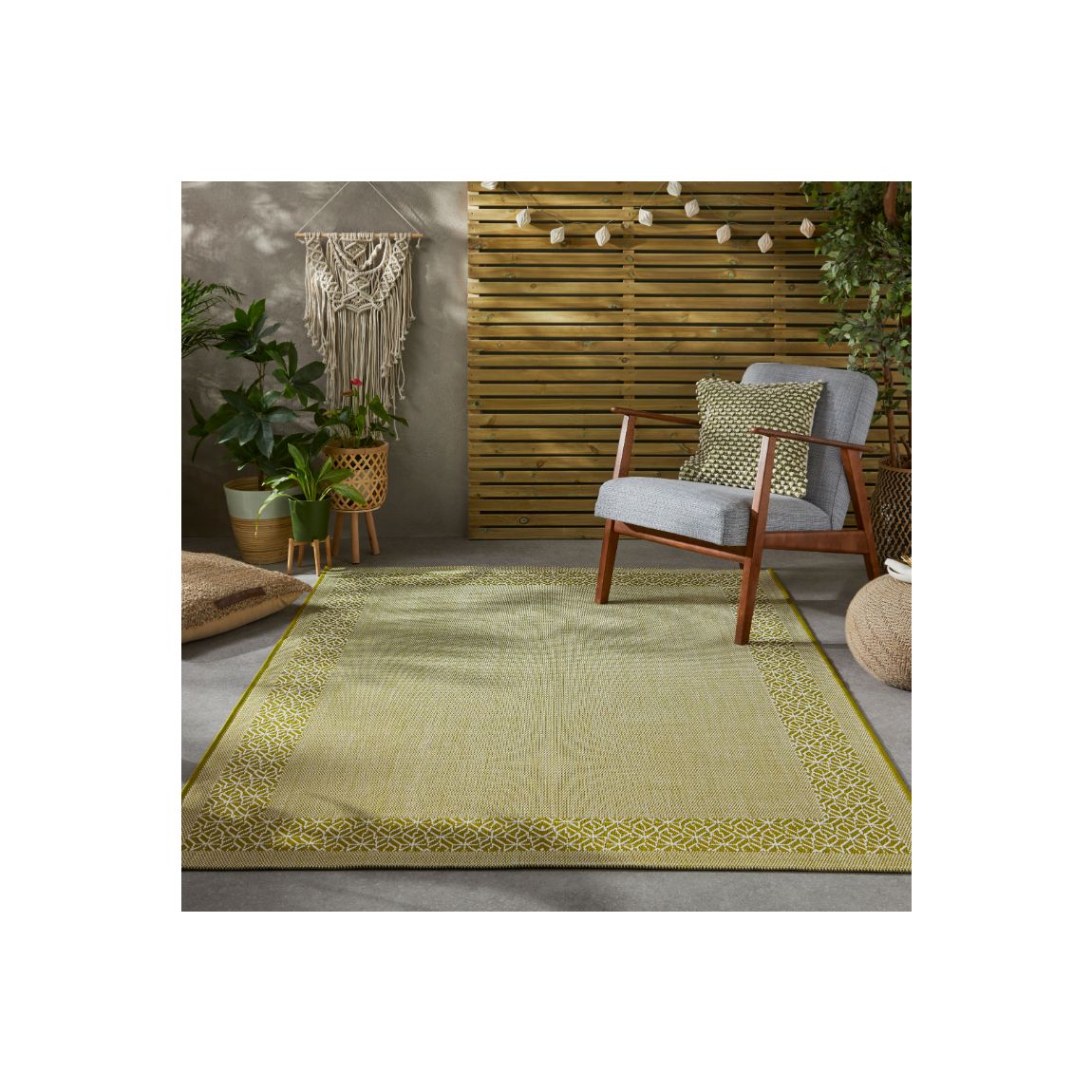 Terrazzo Indoor Outdoor Rug Green - 230cm x 160cm main product photo