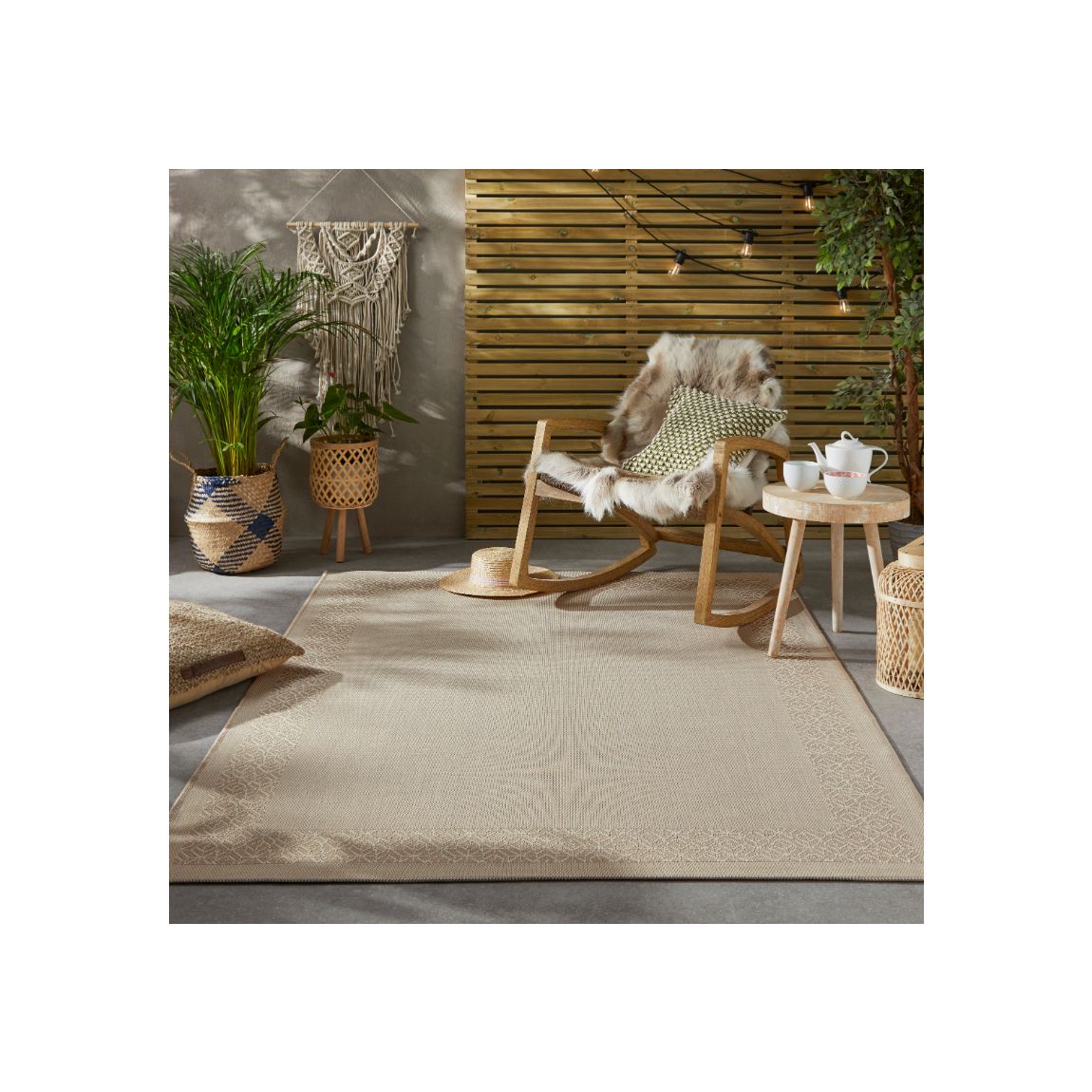 Terrazzo Indoor Outdoor Rug Natural - 290cm x 200cm main product photo