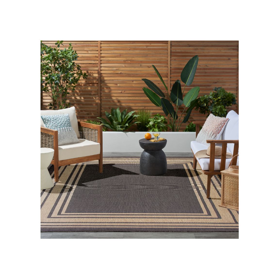 Horizon Indoor Outdoor Rug Charcoal - 366cm x 274cm main product photo