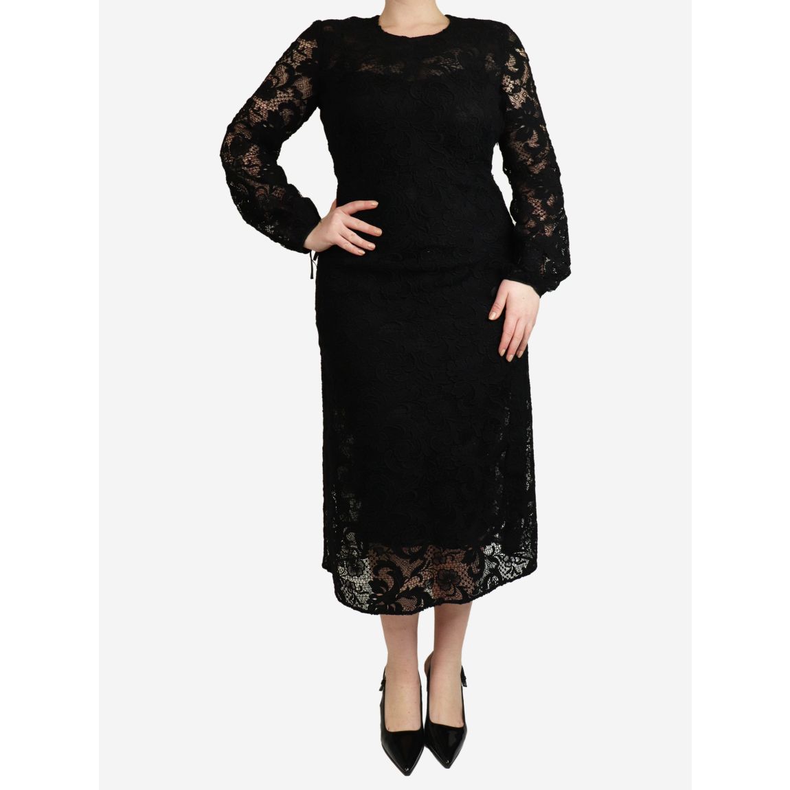 Miu Miu black lace main product photo
