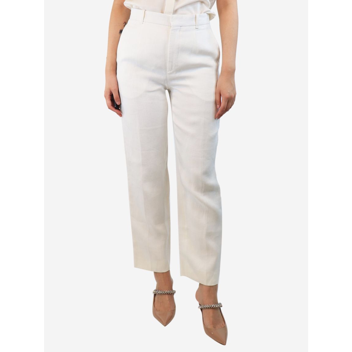 Chloe cream high waist main product photo
