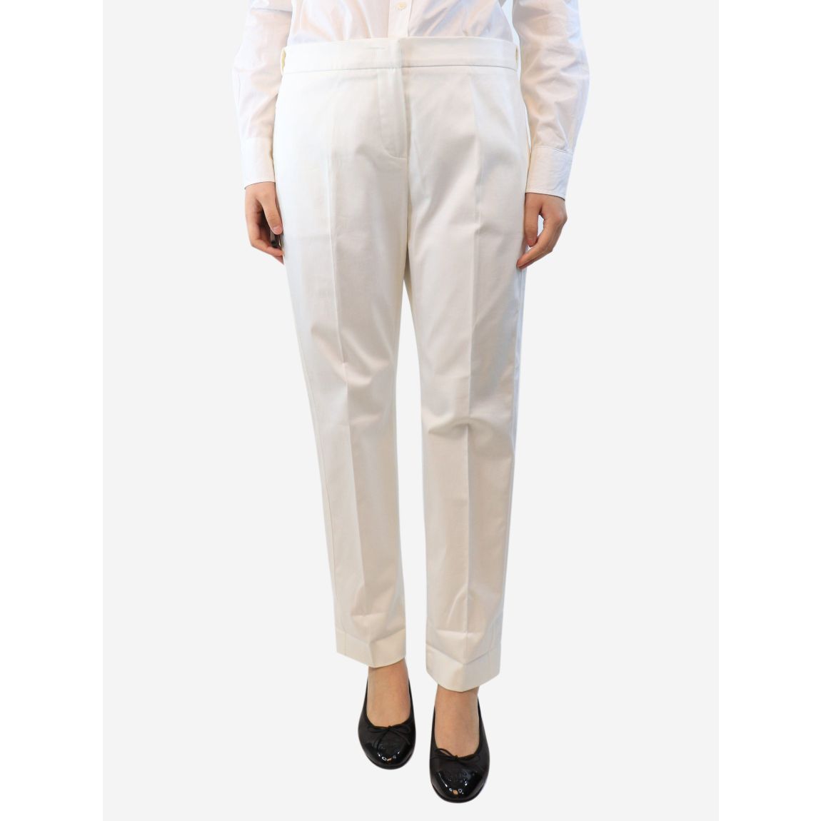 Max Mara white tapered main product photo