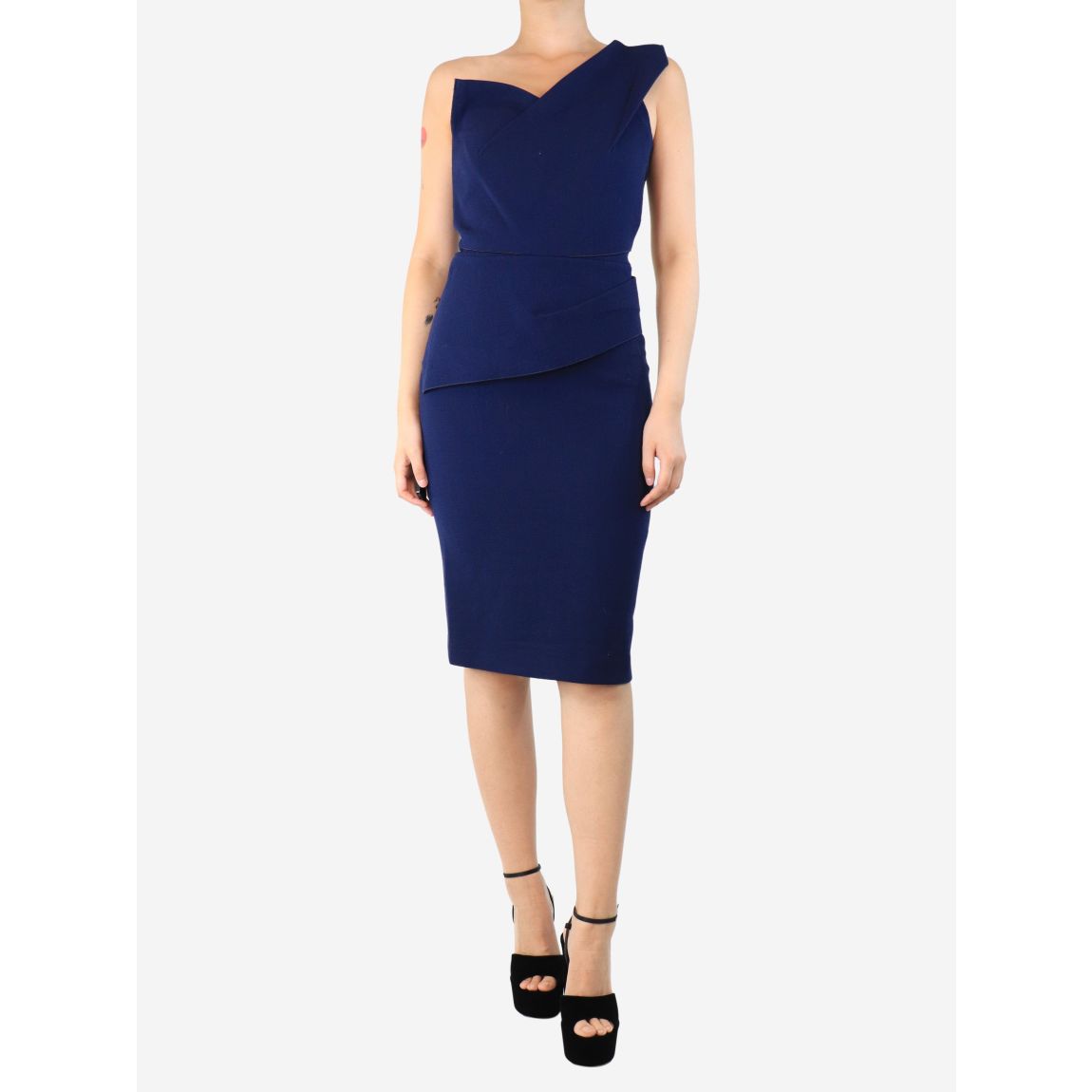 Roland Mouret navy blue main product photo