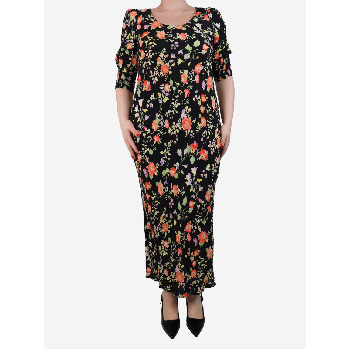 Rixo black Oleander floral main product photo