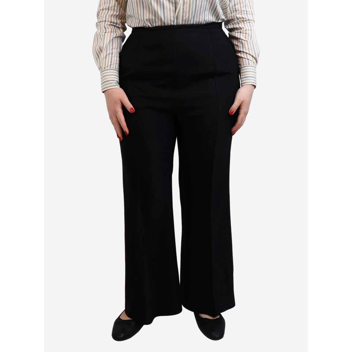 Khaite black trousers. main product photo