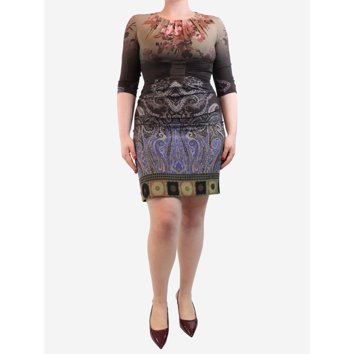 Etro paisley graident midi main product photo