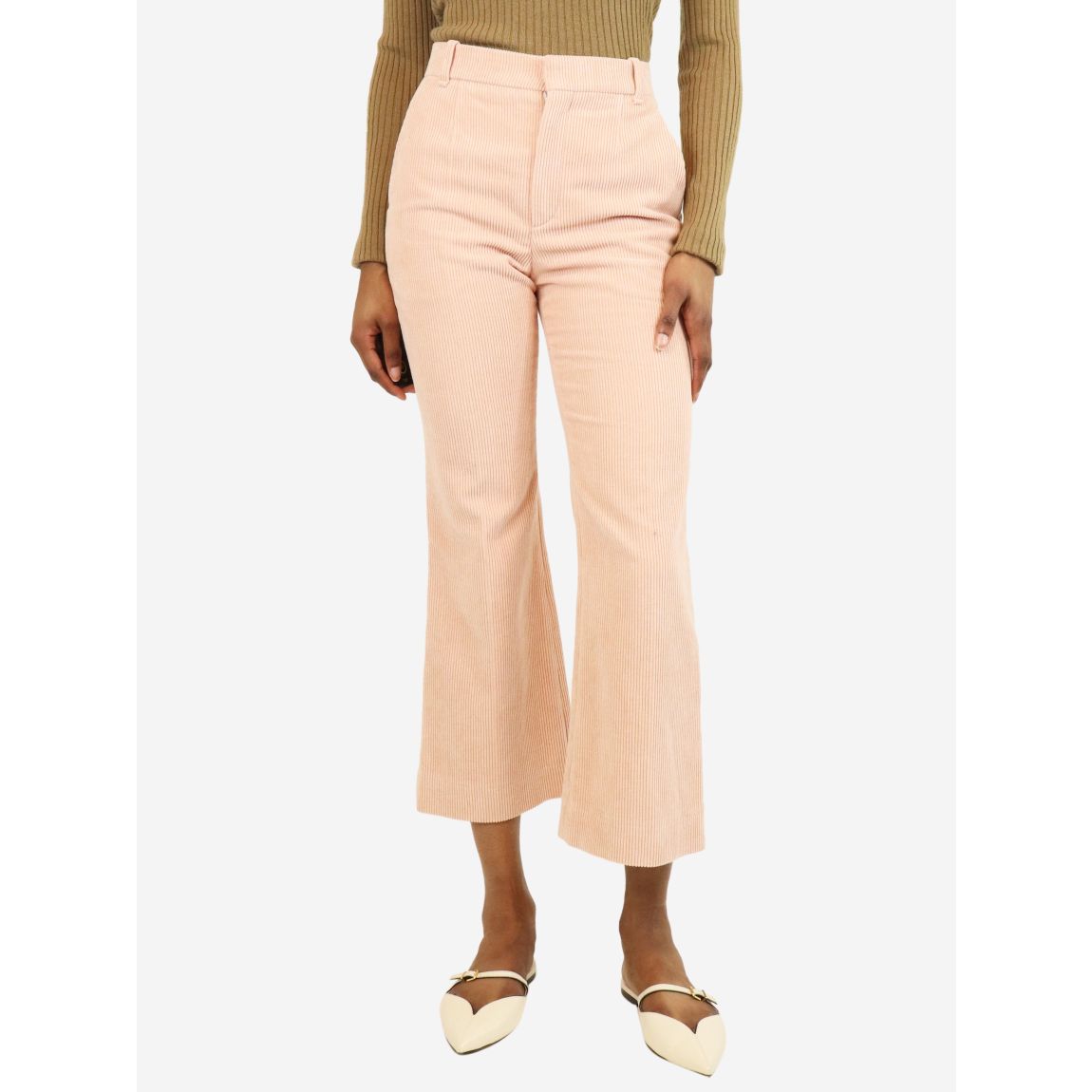 Chloe misty pink corduroy main product photo