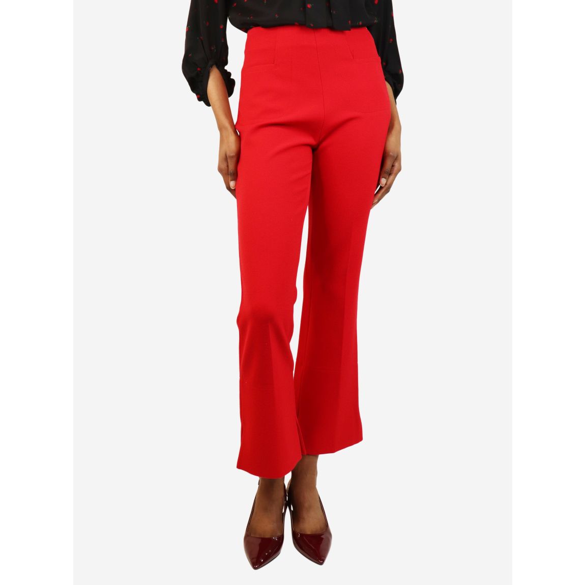 Roland Mouret red high-rise main product photo