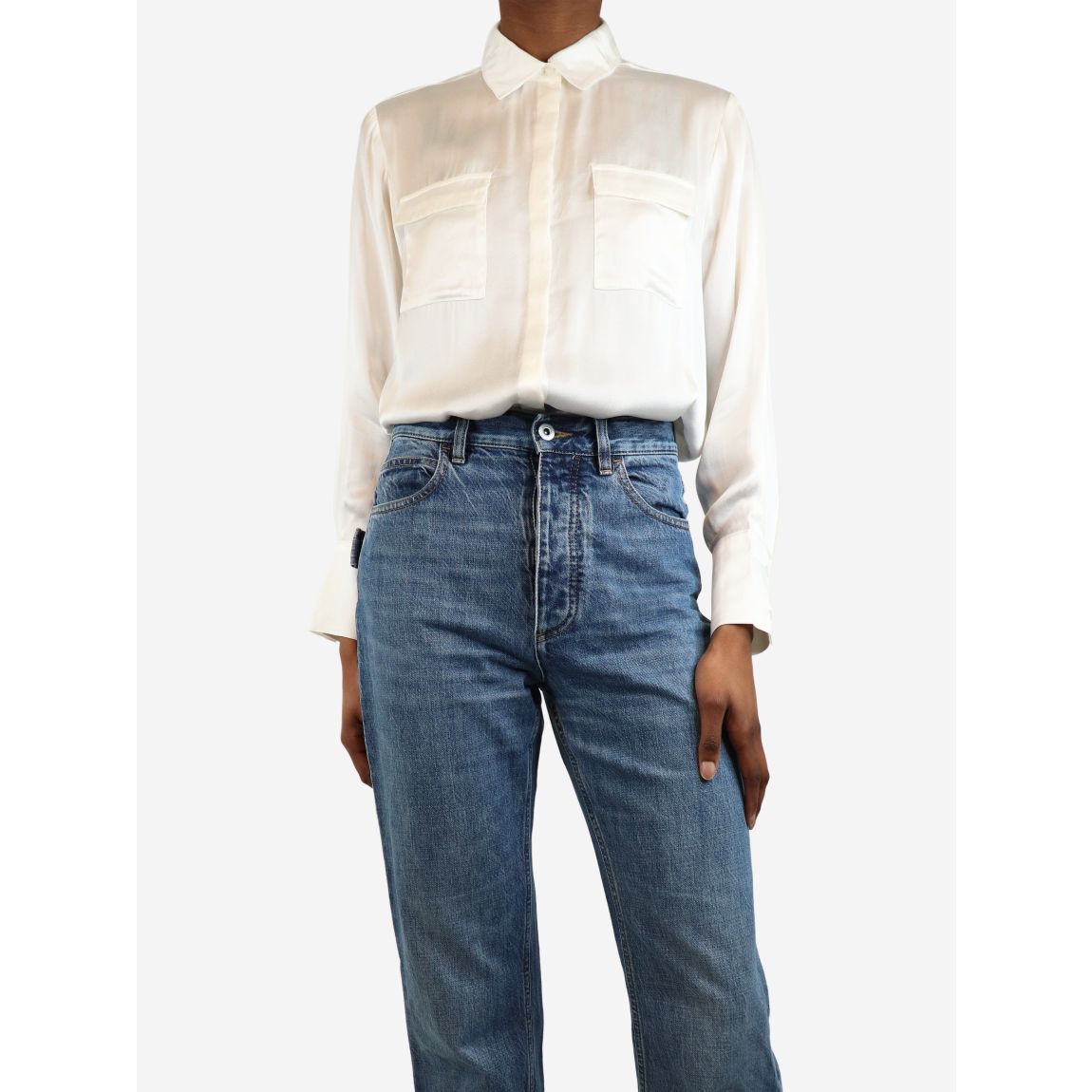 Maje ecru long-sleeved main product photo
