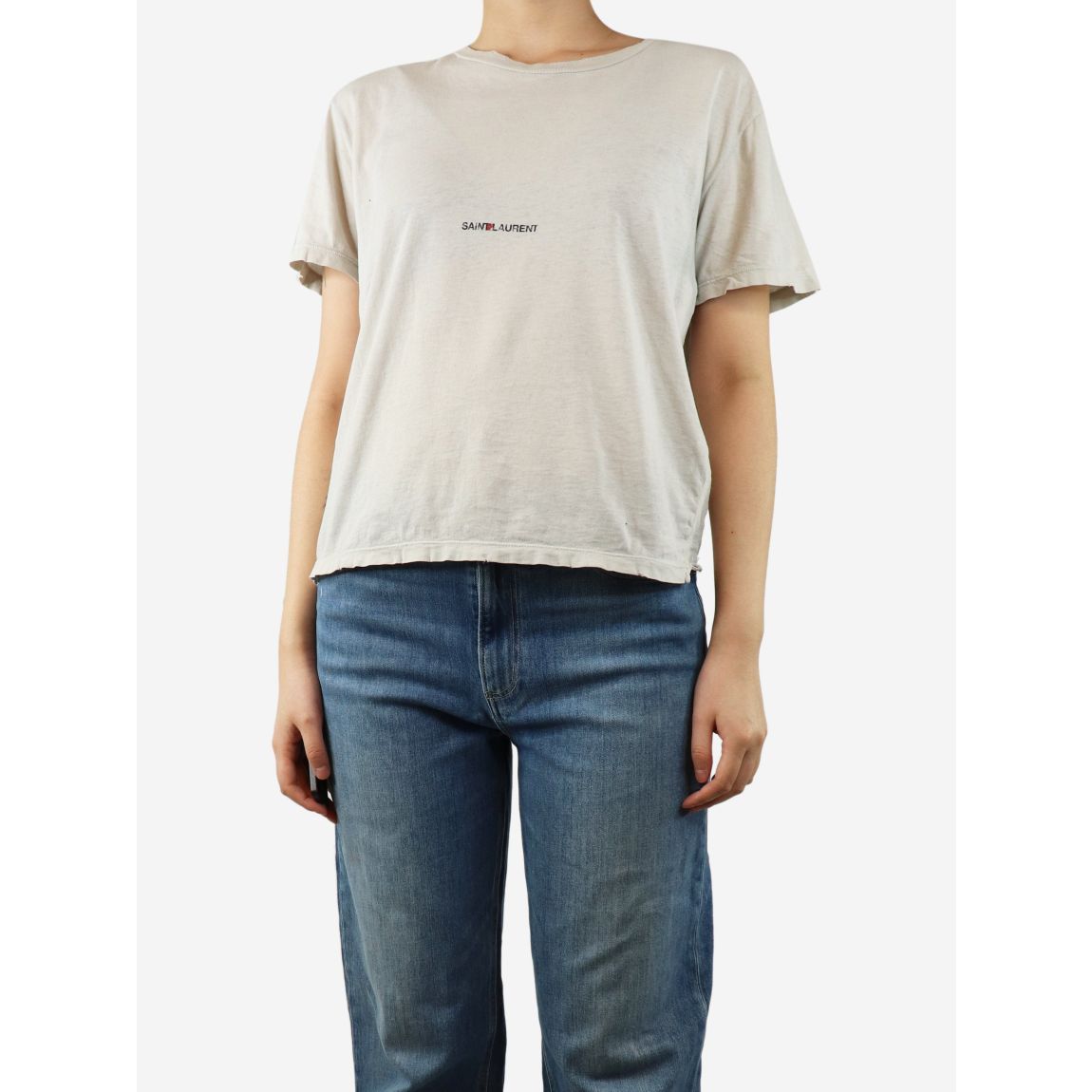 Saint Laurent light grey main product photo
