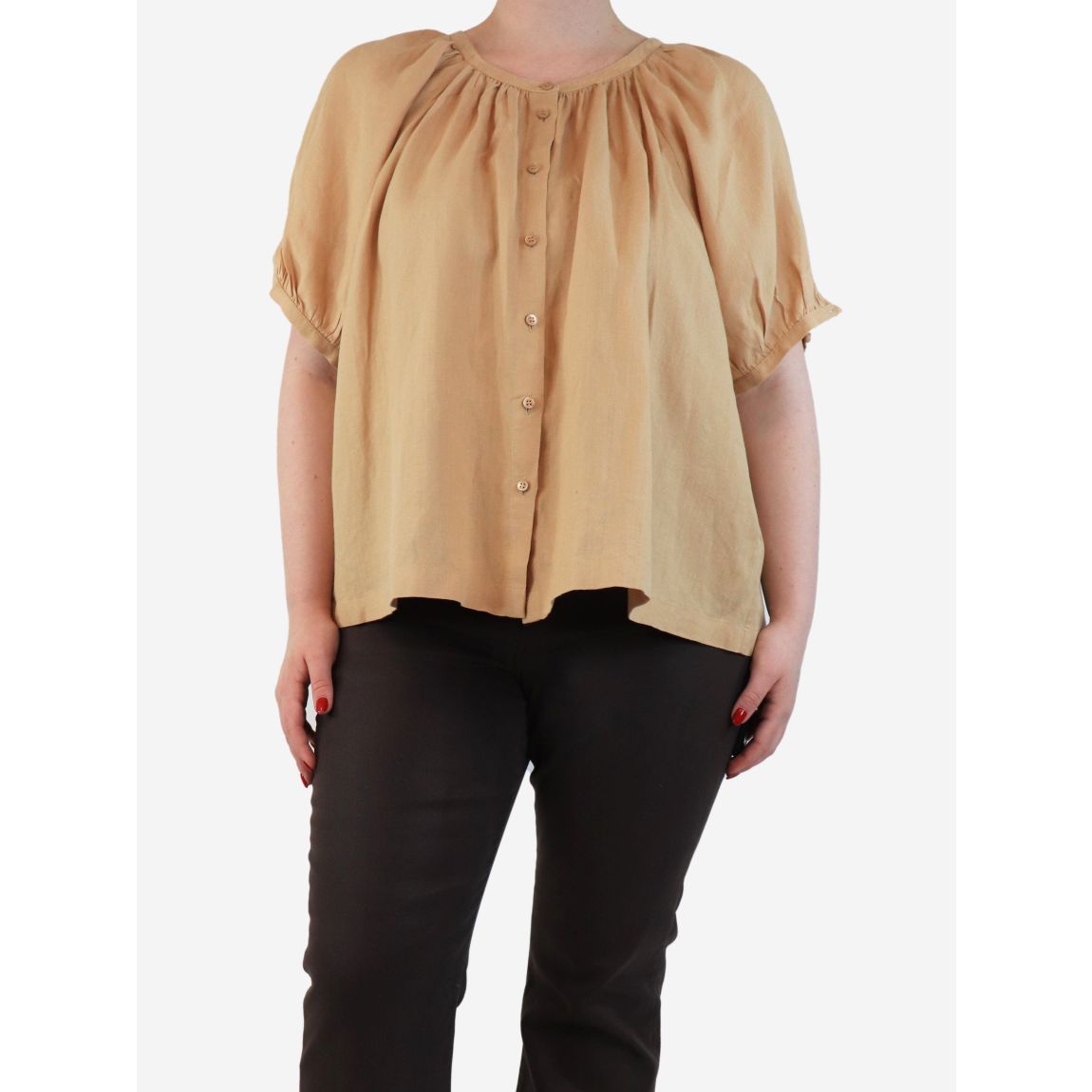 Loro Piana neutral linen main product photo
