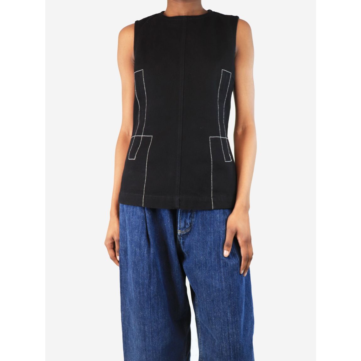 Marni black sleeveless main product photo