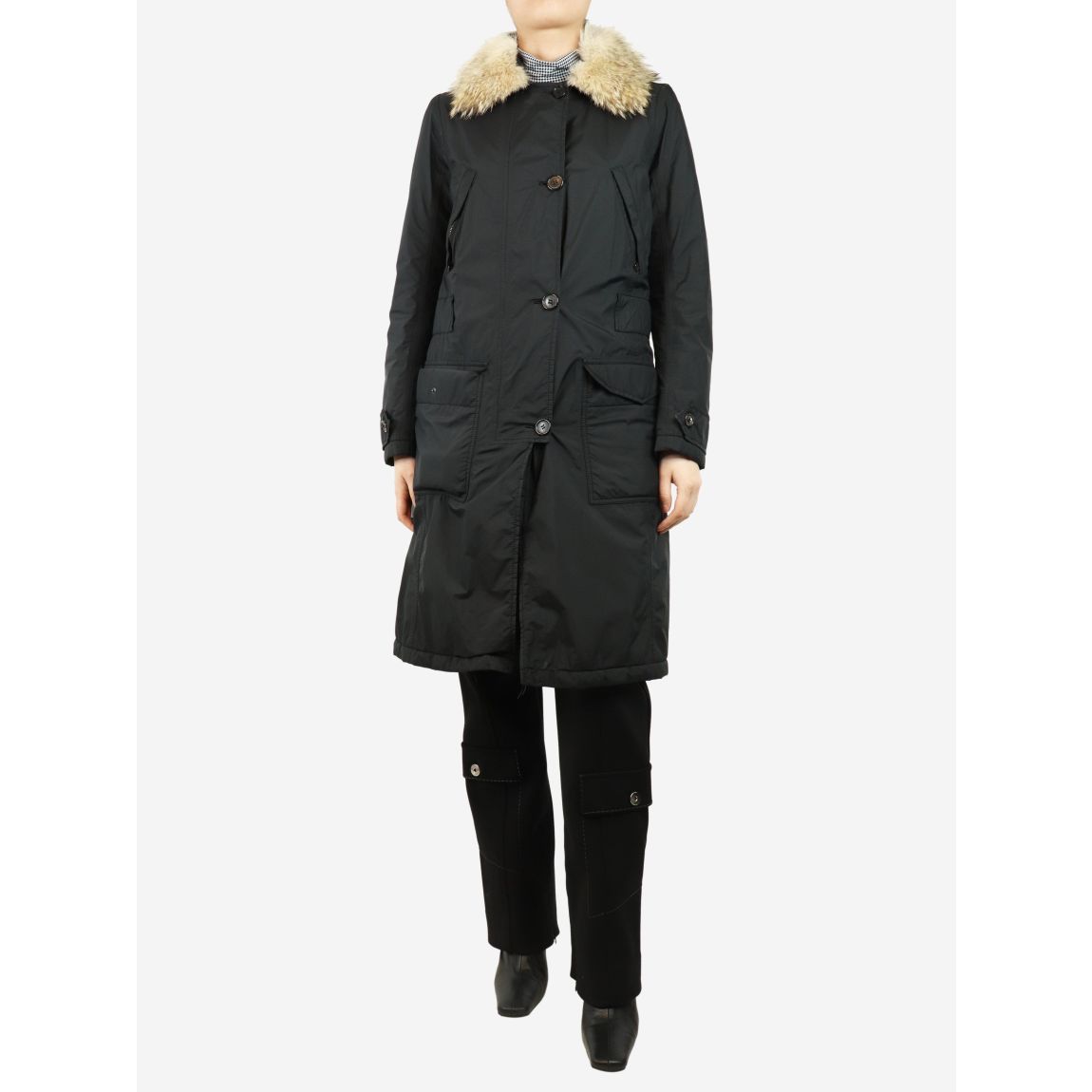 Prada black padded nylon main product photo