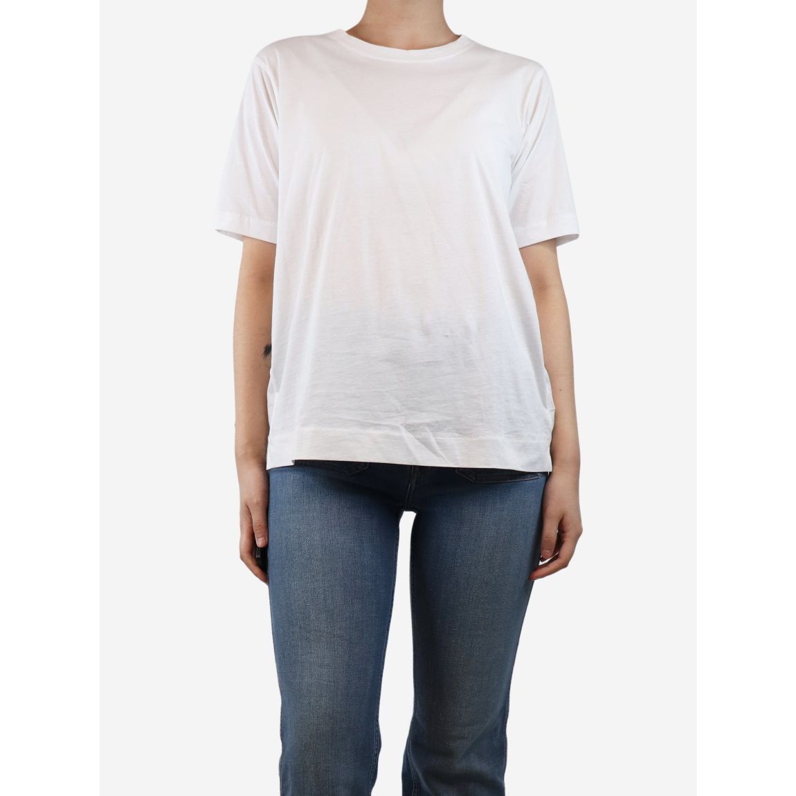Loewe white boxy T-shirt main product photo
