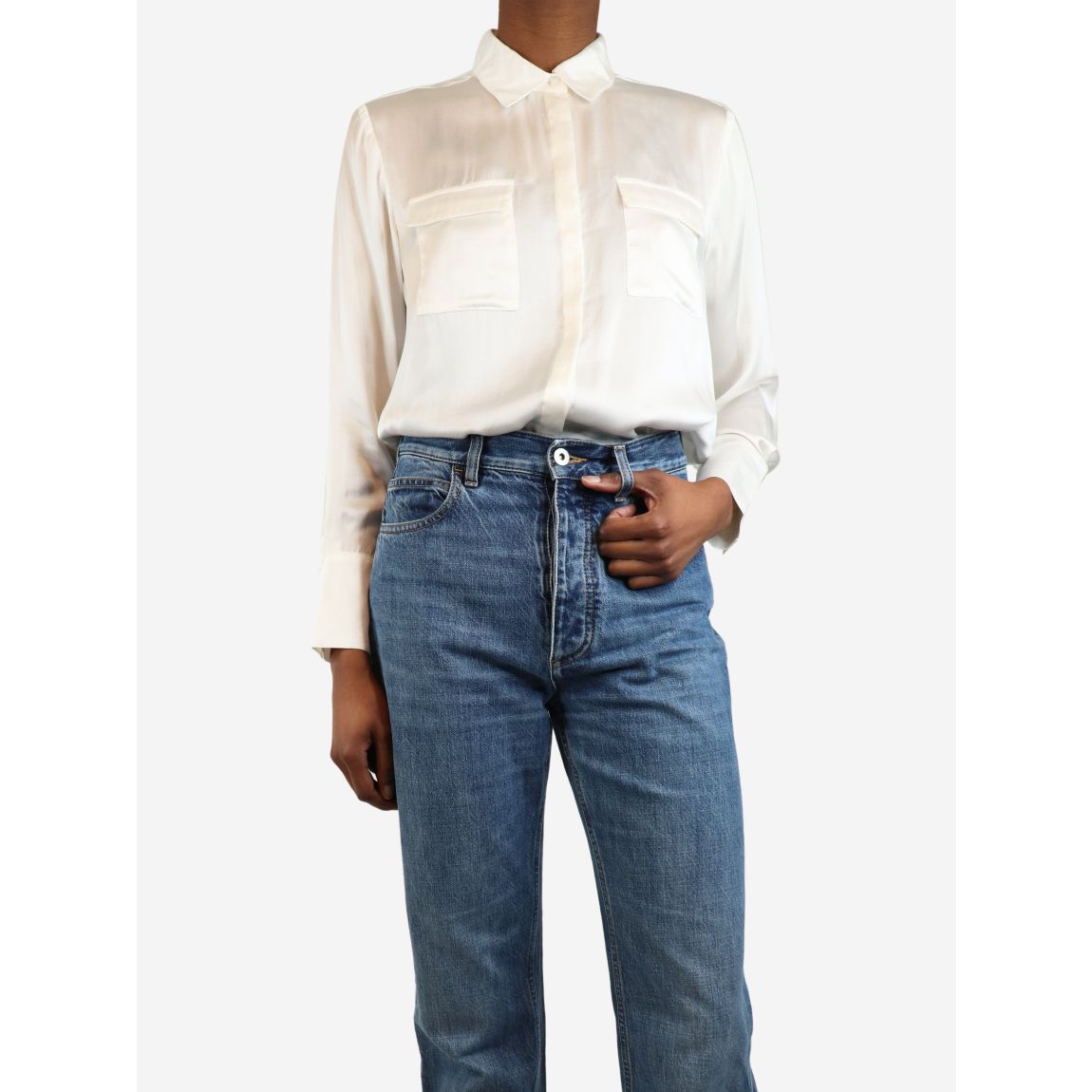 Maje ecru long-sleeved main product photo